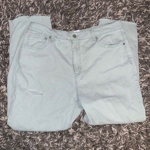 No Boundaries Green Jeans Size 15